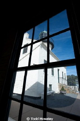 Point Loma Light house San Diego. Looking through the ass... by Todd Moseley 